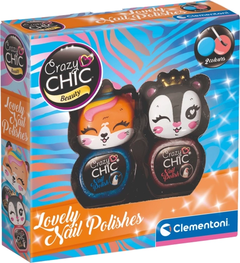 Clementoni Crazy Chic Beauty: комплект лакове за нокти Lovely – Двоен пакет