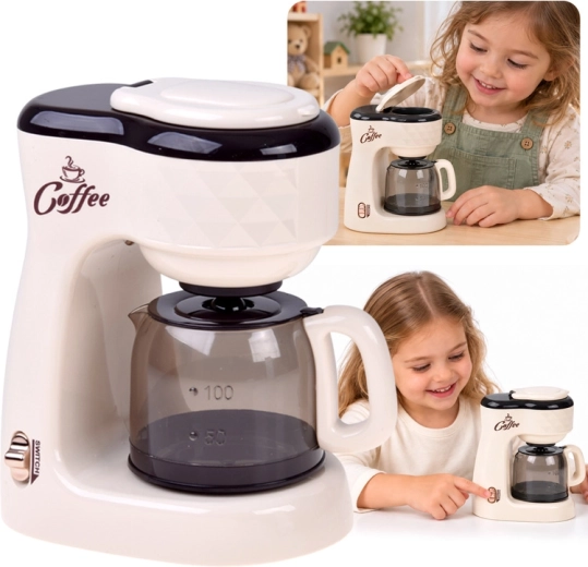 Children's drip coffee maker with carafe