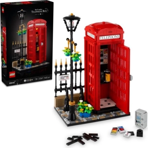 LEGO Ideas червена лондонска телефонна будка 21347