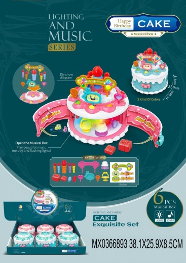 Play Set Birthday Cake with Lights and Sounds