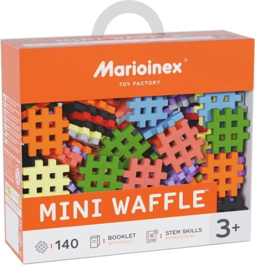 140 mini waffle pieces for endless combinations