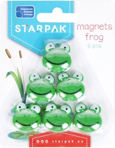Frog magnets set of 6 pcs