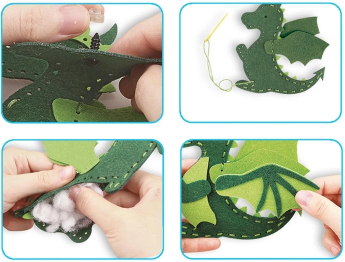Step by step to your own dragon