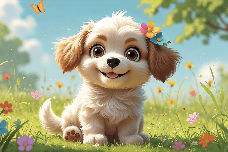 Trefl puzzle puppy 60 pieces