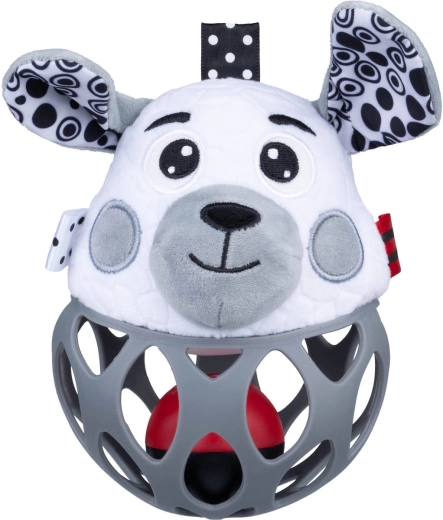 Balibazoo sensory rattle puppy with ball