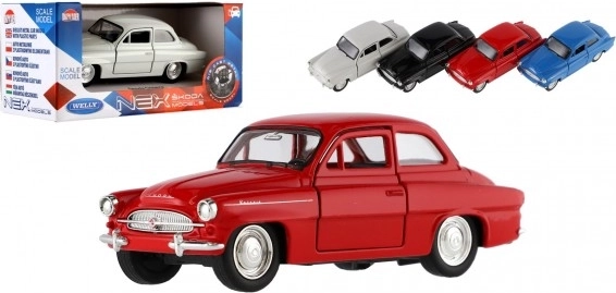 Метален модел на автомобил Škoda Octavia 1959 1:34–1:39, 11 cm, свободен ход