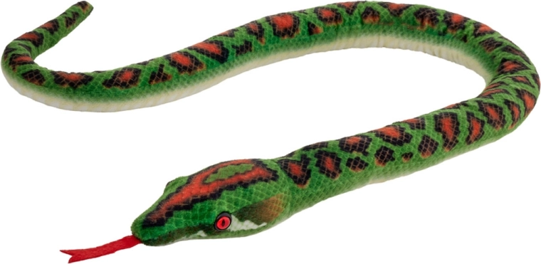 Green Spotted Plush Snake 100 cm