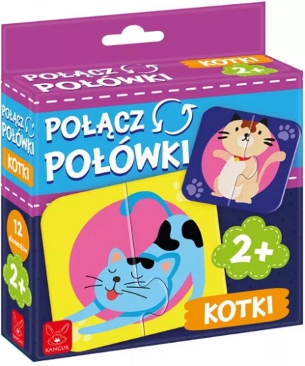 Matching Puzzle: Happy Kittens