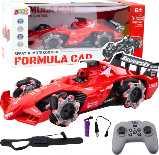 Remote Controlled Racing Car with Smoke Effects Red