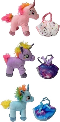 Plush Unicorn with Handbag