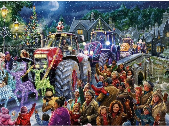 Puzzle Farmer’s Christmas 1000 Pieces GIBSONS