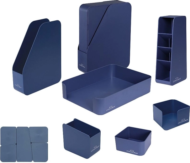 CONCORDE Eco Office Set, 7 pcs, blue