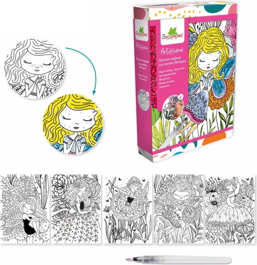 Artissimo magic water painting – fairy fairies