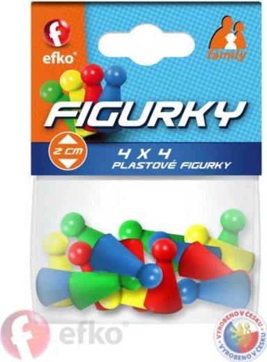 EFKO Family colored figurines for board games (16 pcs)