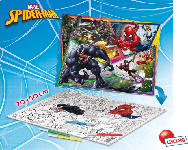 Двустранен подов пъзел Spider-Man с 150 части