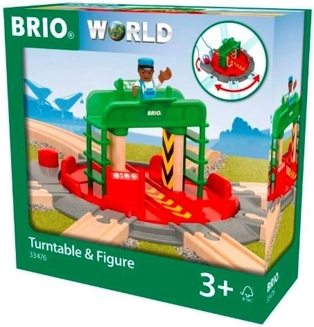 Brio въртяща се платформа и фигурка