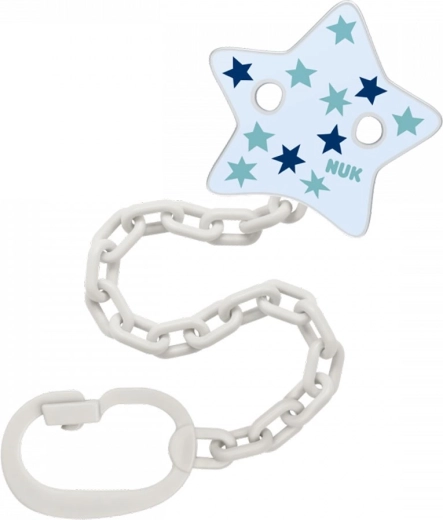 NUK Blue Pacifier Chain with Clip