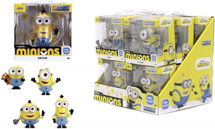Метална колекционерска фигурка MINIONS 6,5 см – Bob, Stuart, Kevin или Otto