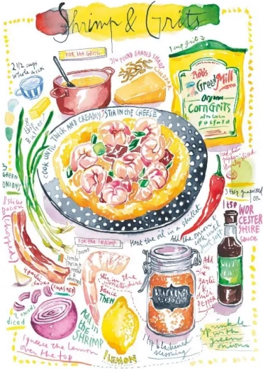 Shrimp with Semolina Puzzle 1000 Pieces MAGNOLIA