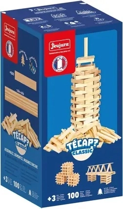 Jeujura wooden construction set Técap Classic (100 pieces)