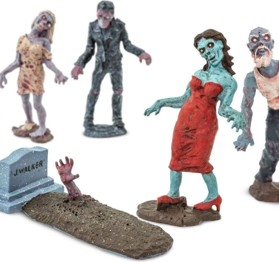12 unique zombie characters and accessories
