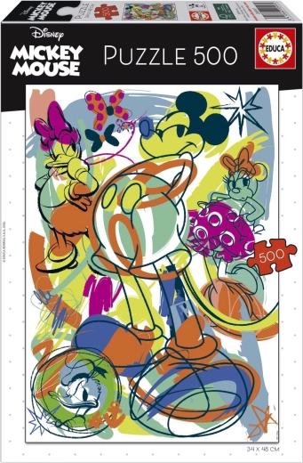 Educa Mickey and Friends Puzzle 500 Pieces