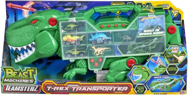 Children's Game Set Teamsterz T-Rex Transporter