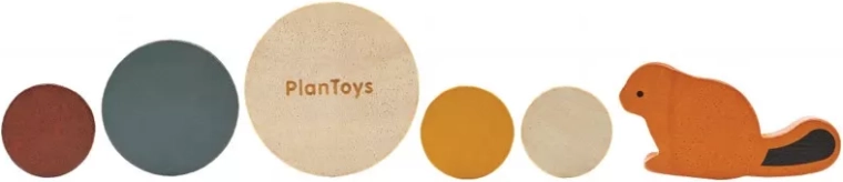 Sustainable wooden game from PlanToys