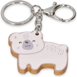 Wooden Decoration Bear Polar B