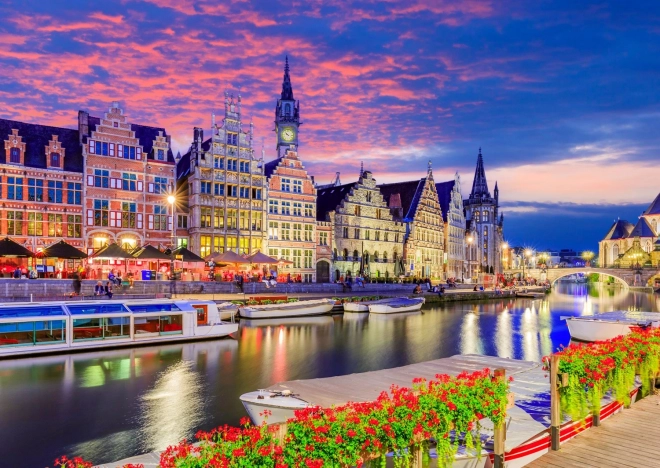 Gent at Dusk Puzzle 1000 Pieces