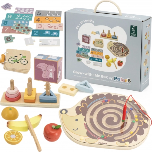 Образователна кутия Viga Little Thinkers (24–36 м)