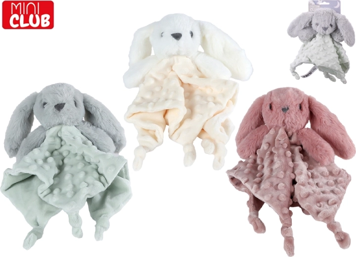 Textured Plush Bunny Sleep Buddy 26 cm Mini Club
