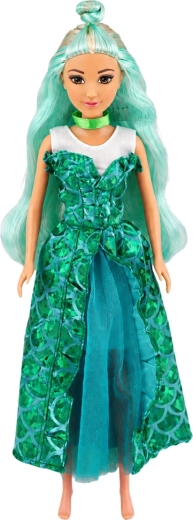 Anlily 30 cm doll with long turquoise hair