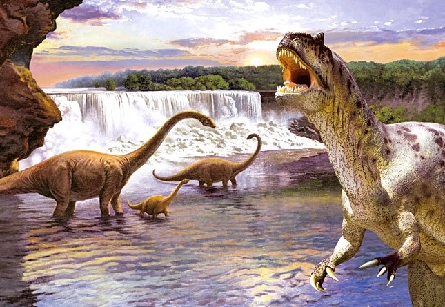 Puzzle 260 pieces Diplodocus