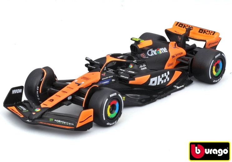 Bburago McLaren F1 MCL38 Ландо Норис и Сена в мащаб 1:43