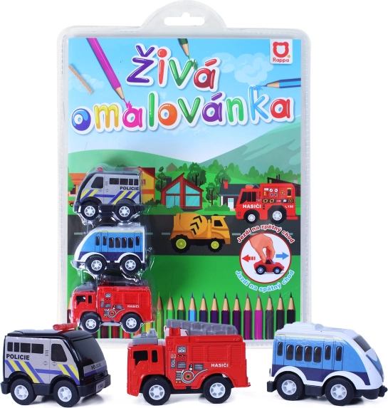 Live Car Coloring Book