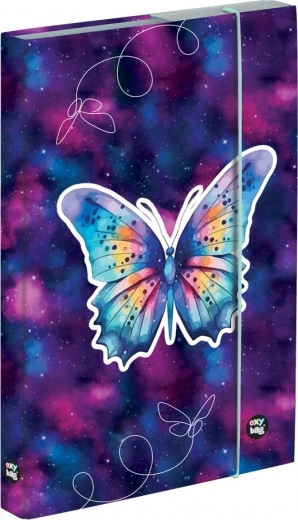 A5 Exercise Book Box with Butterfly Design