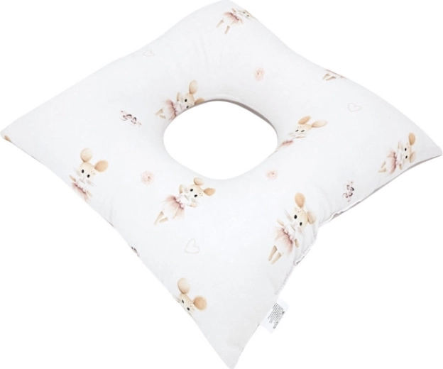 EKO postpartum pillow Gardener Bear 40 × 40 cm – Ballerina Mouse