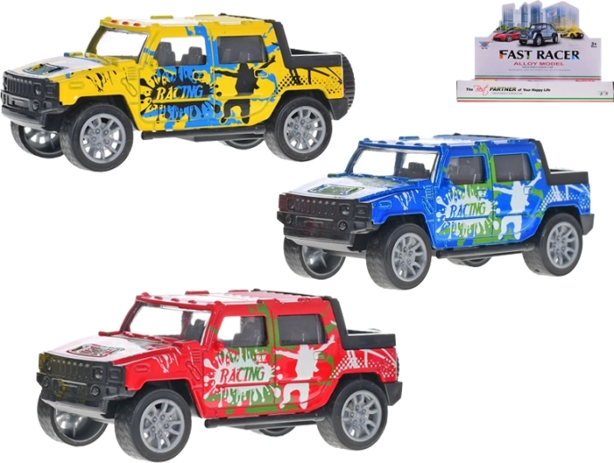 Off-road car 1:36 with metal body and pull-back action