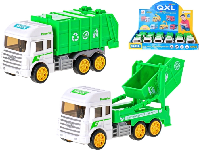 Friction-Powered Garbage Truck 12–13 cm