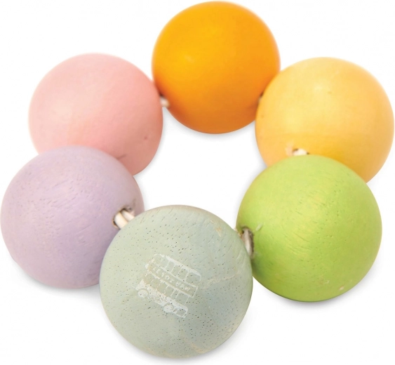 Pastel beads for gentle gums
