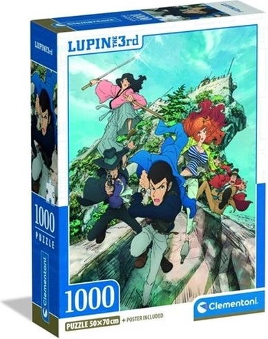 Пъзел Compact Lupin III 1000 части