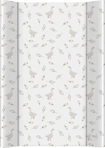 Ceba baby мека повивална подложка със странични бордове Basic Goose 50 × 70 см