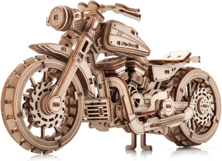 Little Story Speedtail 3D Wooden Motorcycle Puzzle
