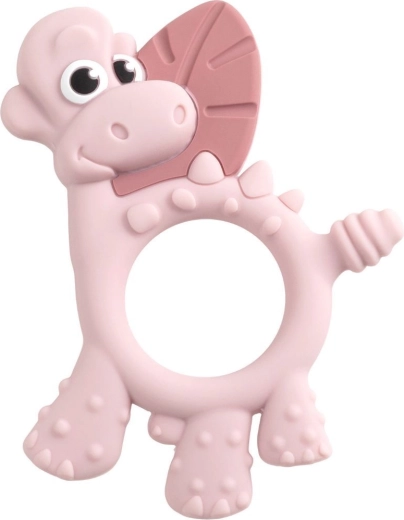 Bibado multisensory teether Dotty the Dinosaur blush - 1 piece