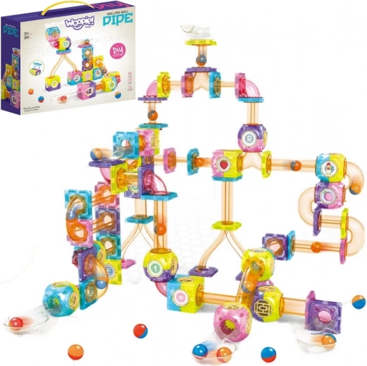 Woopie Magnetic Marble Run, 89 Pieces