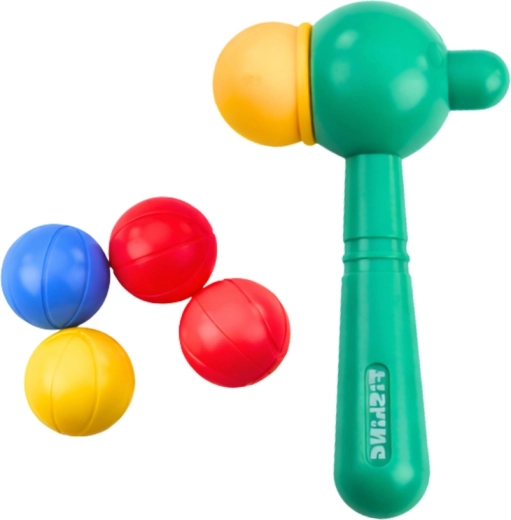 Game with a hammer and four balls