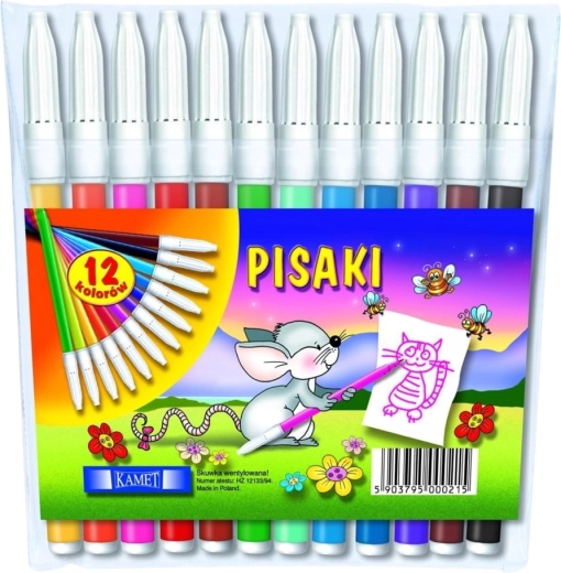 Флумастери KAMET 12 цвята