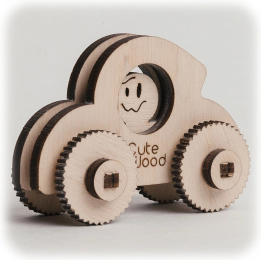 Cutewood дървен 3D пъзел мини бръмбар