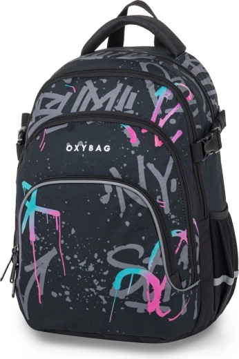 Ученическа раница OXY Scooler Graffiti Pink